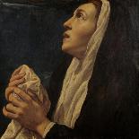 Luis Tristán / 'Mary Magdalene', 1616, Spanish School, Canvas, 42 cm x 40 cm, P02837.-LUIS TRISTAN-Poster