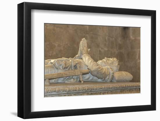 Luis Vaz de Camoes Tomb in Jeronimos Monastery, Lisbon, Portugal-Jim Engelbrecht-Framed Photographic Print