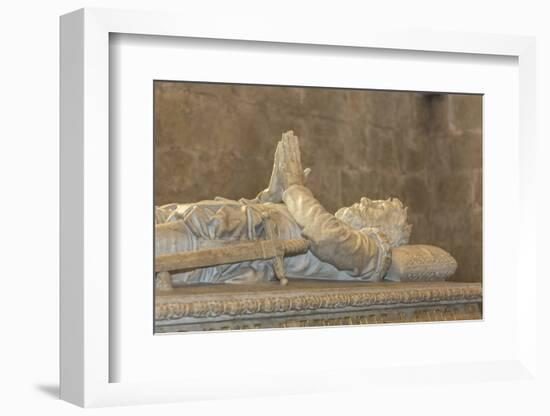 Luis Vaz de Camoes Tomb in Jeronimos Monastery, Lisbon, Portugal-Jim Engelbrecht-Framed Photographic Print