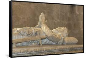 Luis Vaz de Camoes Tomb in Jeronimos Monastery, Lisbon, Portugal-Jim Engelbrecht-Framed Stretched Canvas