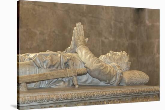 Luis Vaz de Camoes Tomb in Jeronimos Monastery, Lisbon, Portugal-Jim Engelbrecht-Stretched Canvas