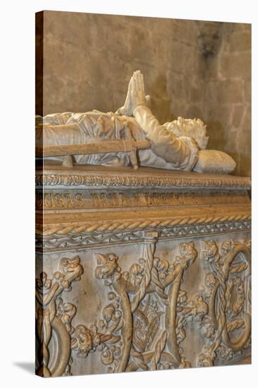 Luis Vaz de Camoes Tomb in Jeronimos Monastery, Lisbon, Portugal-Jim Engelbrecht-Stretched Canvas