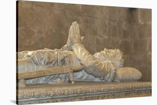 Luis Vaz de Camoes Tomb in Jeronimos Monastery, Lisbon, Portugal-Jim Engelbrecht-Stretched Canvas