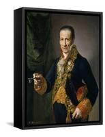 Luis Veldrof, Aposentador Mayor Y Conserje Del Real Palacio, Ca. 1820-Vicente López Portaña-Framed Stretched Canvas