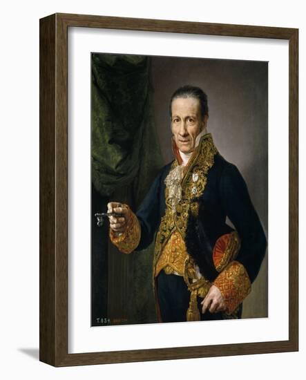 Luis Veldrof, Aposentador Mayor Y Conserje Del Real Palacio, Ca. 1820-Vicente López Portaña-Framed Giclee Print