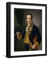 Luis Veldrof, Aposentador Mayor Y Conserje Del Real Palacio, Ca. 1820-Vicente López Portaña-Framed Giclee Print