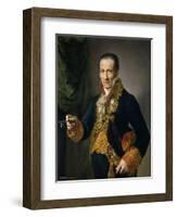 Luis Veldrof, Aposentador Mayor Y Conserje Del Real Palacio, Ca. 1820-Vicente López Portaña-Framed Giclee Print