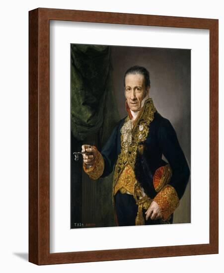 Luis Veldrof, Aposentador Mayor Y Conserje Del Real Palacio, Ca. 1820-Vicente López Portaña-Framed Giclee Print