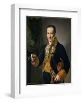 Luis Veldrof, Aposentador Mayor Y Conserje Del Real Palacio, Ca. 1820-Vicente López Portaña-Framed Giclee Print