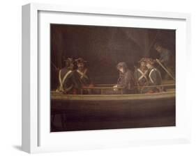 Luisa Sanfelice Being Transported from Palermo to Naples, September 2, 1800, to Be Beheaded, 1884-Gioacchino Toma-Framed Giclee Print