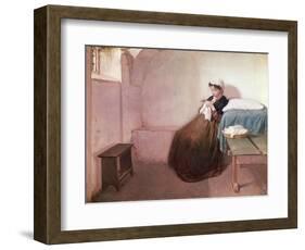 Luisa Sanfelice in Prison-Giovacchino Toma-Framed Giclee Print