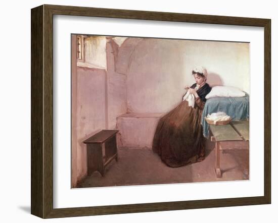 Luisa Sanfelice in Prison-Giovacchino Toma-Framed Giclee Print