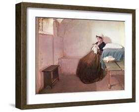 Luisa Sanfelice in Prison-Giovacchino Toma-Framed Giclee Print