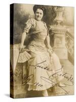 Luisa Tetrazzini Italian Opera Singer in 1909-E^f^ Foley-Stretched Canvas