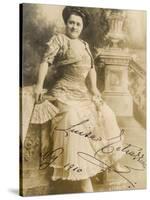 Luisa Tetrazzini Italian Opera Singer in 1909-E^f^ Foley-Stretched Canvas