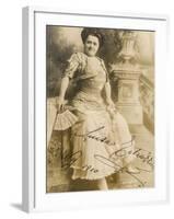 Luisa Tetrazzini Italian Opera Singer in 1909-E^f^ Foley-Framed Photographic Print