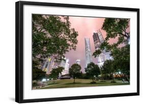 Lujiazui Central Park with Jin Mao Tower-Andreas Brandl-Framed Photographic Print