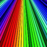 Abstract Color Background Spectrum Lines-Lukas Kurka-Art Print