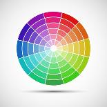 Color Round Palette-Lukas Kurka-Framed Stretched Canvas