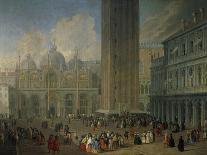 St Mark's Square in Venice, 1722-Luke Carlevarijs-Giclee Print