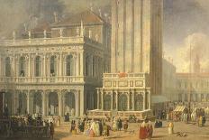 St Mark's Square in Venice, 1722-Luke Carlevarijs-Giclee Print