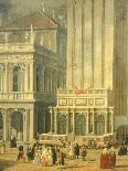 St Mark's Square in Venice, 1722-Luke Carlevarijs-Giclee Print