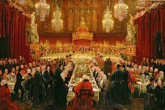 Banquet Given by the Corporation of London to the Prince Regent, the Emperor of Russia and the…-Luke Clennell-Giclee Print