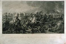 The Decisive Charge of the Life Guards at Waterloo, 1815, by William Bromley (1769-1842), 1821-Luke Clennell-Framed Giclee Print