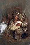 'Motherless', c1899, (1914)-Luke Fildes-Framed Giclee Print