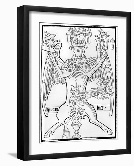 Luke, from Ars Memorandi, C1470-A Bisson-Framed Giclee Print