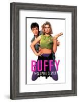 LUKE PERRY; KRISTY SWANSON. "BUFFY THE VAMPIRE SLAYER" [1992], directed by FRAN RUBEL KUZUL.-null-Framed Photographic Print