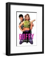 LUKE PERRY; KRISTY SWANSON. "BUFFY THE VAMPIRE SLAYER" [1992], directed by FRAN RUBEL KUZUL.-null-Framed Photographic Print