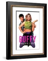 LUKE PERRY; KRISTY SWANSON. "BUFFY THE VAMPIRE SLAYER" [1992], directed by FRAN RUBEL KUZUL.-null-Framed Photographic Print