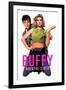 LUKE PERRY; KRISTY SWANSON. "BUFFY THE VAMPIRE SLAYER" [1992], directed by FRAN RUBEL KUZUL.-null-Framed Photographic Print