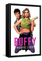 LUKE PERRY; KRISTY SWANSON. "BUFFY THE VAMPIRE SLAYER" [1992], directed by FRAN RUBEL KUZUL.-null-Framed Stretched Canvas