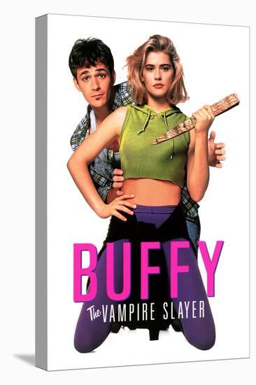 LUKE PERRY; KRISTY SWANSON. "BUFFY THE VAMPIRE SLAYER" [1992], directed by FRAN RUBEL KUZUL.-null-Stretched Canvas