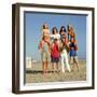 LUKE PERRY; TORI SPELLING; JASON PRIESTLEY; IAN ZIERING; JENNIE GARTH; BRIAN AUSTIN GREEN. "Beve...-null-Framed Photographic Print