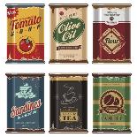 Retro Food Cans Collection-Lukeruk-Art Print