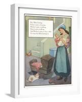 Lullaby, Mother and Child-null-Framed Art Print