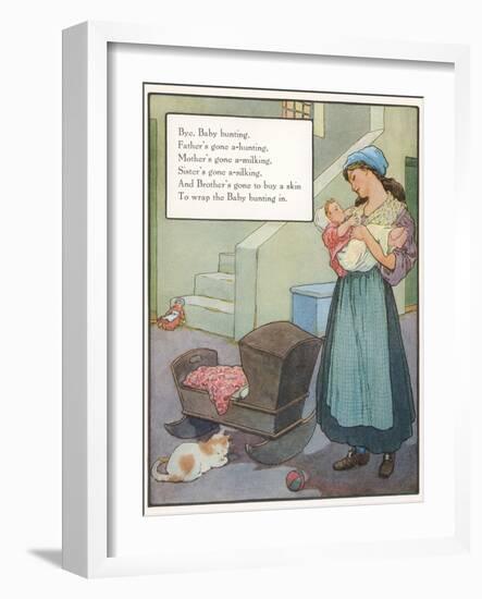 Lullaby, Mother and Child-null-Framed Art Print