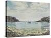 Lulworth Cove,1997-Margaret Hartnett-Stretched Canvas