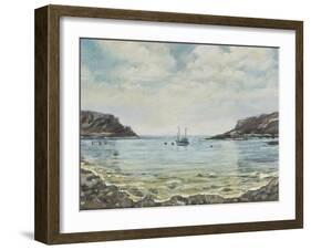 Lulworth Cove,1997-Margaret Hartnett-Framed Giclee Print