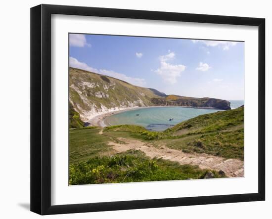 Lulworth Cove, Dorset, England, United Kingdom, Europe-Rainford Roy-Framed Photographic Print