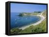 Lulworth Cove, Dorset, England-Nigel Francis-Framed Stretched Canvas