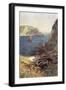 Lulworth Cove-Ernest W Haslehust-Framed Photographic Print