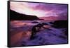 Lumahai Beach at Sunset HI-null-Framed Stretched Canvas