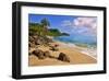 Lumahai Beach near Hanalei, Island of Kauai, Hawaii, USA-null-Framed Art Print