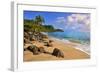 Lumahai Beach near Hanalei, Island of Kauai, Hawaii, USA-null-Framed Art Print