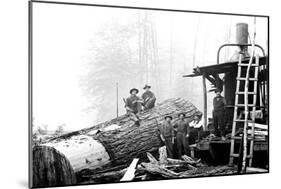 Lumber Break-Clark Kinsey-Mounted Art Print