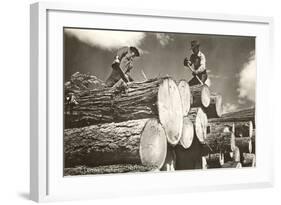 Lumber is King, North Idaho-null-Framed Art Print